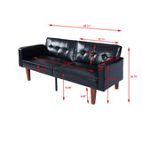 3 Position Split Back Futon Sofa Bed For Living Room