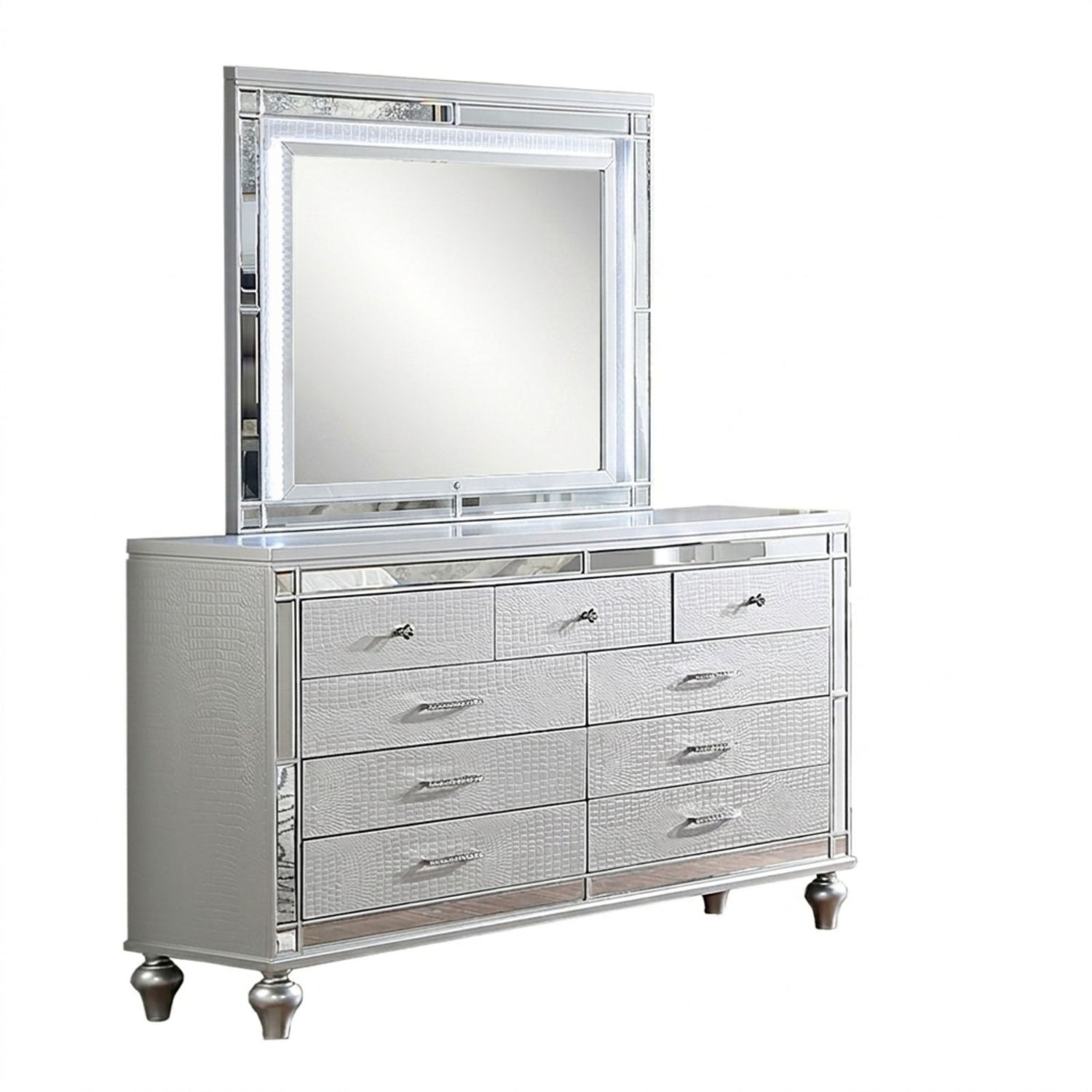 1 Piece Dresser With Snake Skin Bedroom Furniture