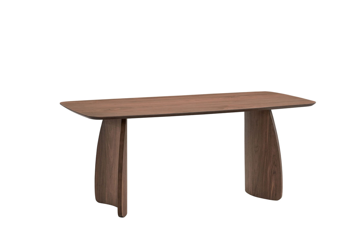 Hadasa - 5 Pieces Dining Room Set - Light Gray / Walnut