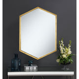 Cavendish - Hexagonal Wall Mirror - Gold