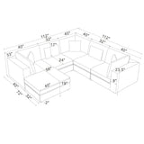 Upholstered Modular Sectional & Custom Configuration