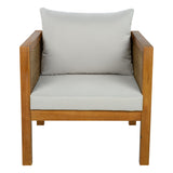 2 Piece Outdoor Armchair Set With Cushion