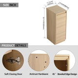 Freestanding Storage Cabinet, Soft Close Doors