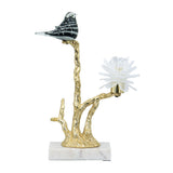 Aluminum Candle Holder With Marble Stand