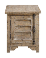 Chair Side Table - Taupe