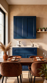 Shaker Wall Cabinet With Soft Close Hinges, Adjustable Shelves, Double Door