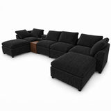 Modular Cloud Couch With Storage Console