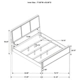 Benson - Eastern King Panel Bed - Sand