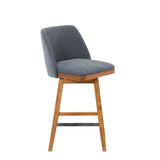 360° Swivel Bar Stool, Counter Height Kitchen Island Chair