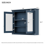 Wall-Mounted Medicine Cabinet With 2 Mirrors, Adjustable Shelves
