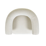 Fuji - Barrel Accent Arm Chair - Ivory White