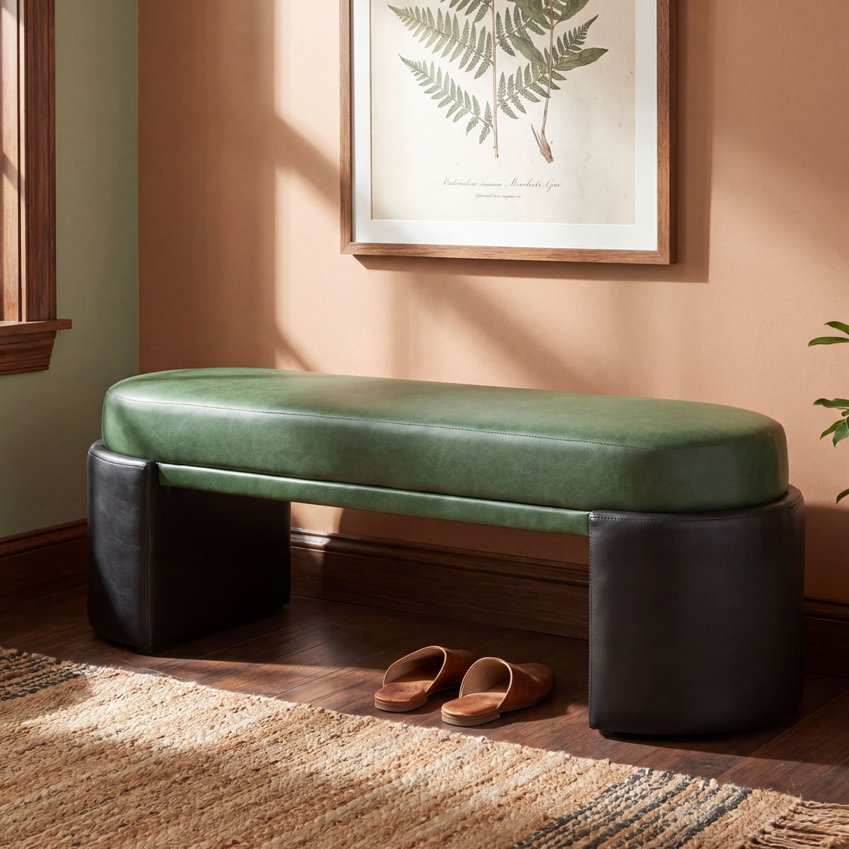 Upholstered Indoor Dining Bench