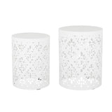 Outdoor Metal Modern Design End Table