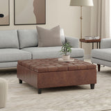 Harrison - Upholstered Coffee Table Storage Ottoman