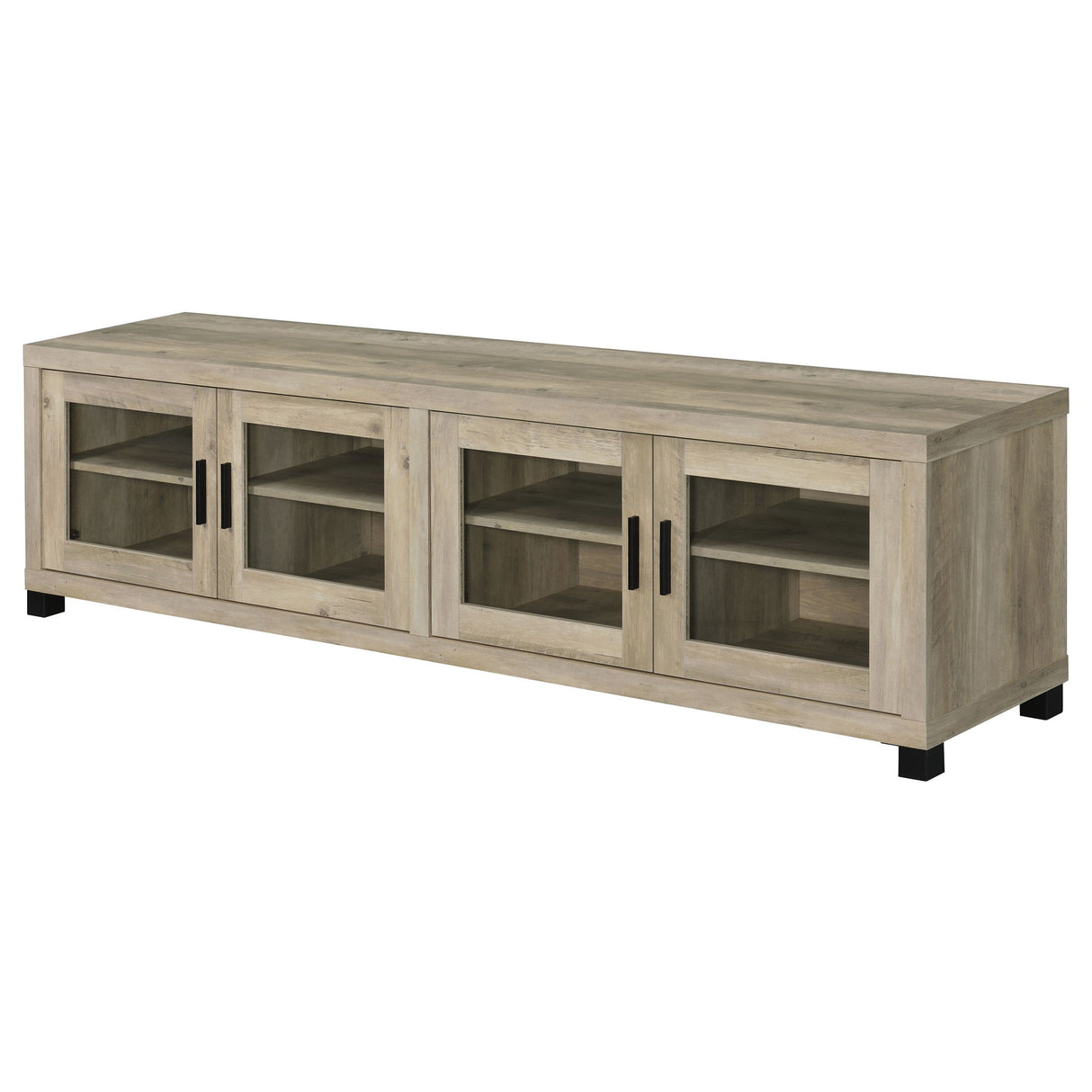 Heron - 4 Door TV Stand With Adjustable Shelving