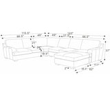 Large Seating Modular Sectional