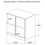 Lauryn - 2 Drawer Nightstand - Gloss White