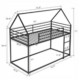 House Bunk Bed With Built In Ladder