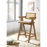 Remy - Bar Chair (Set of 2) With Upholstery - Walnut