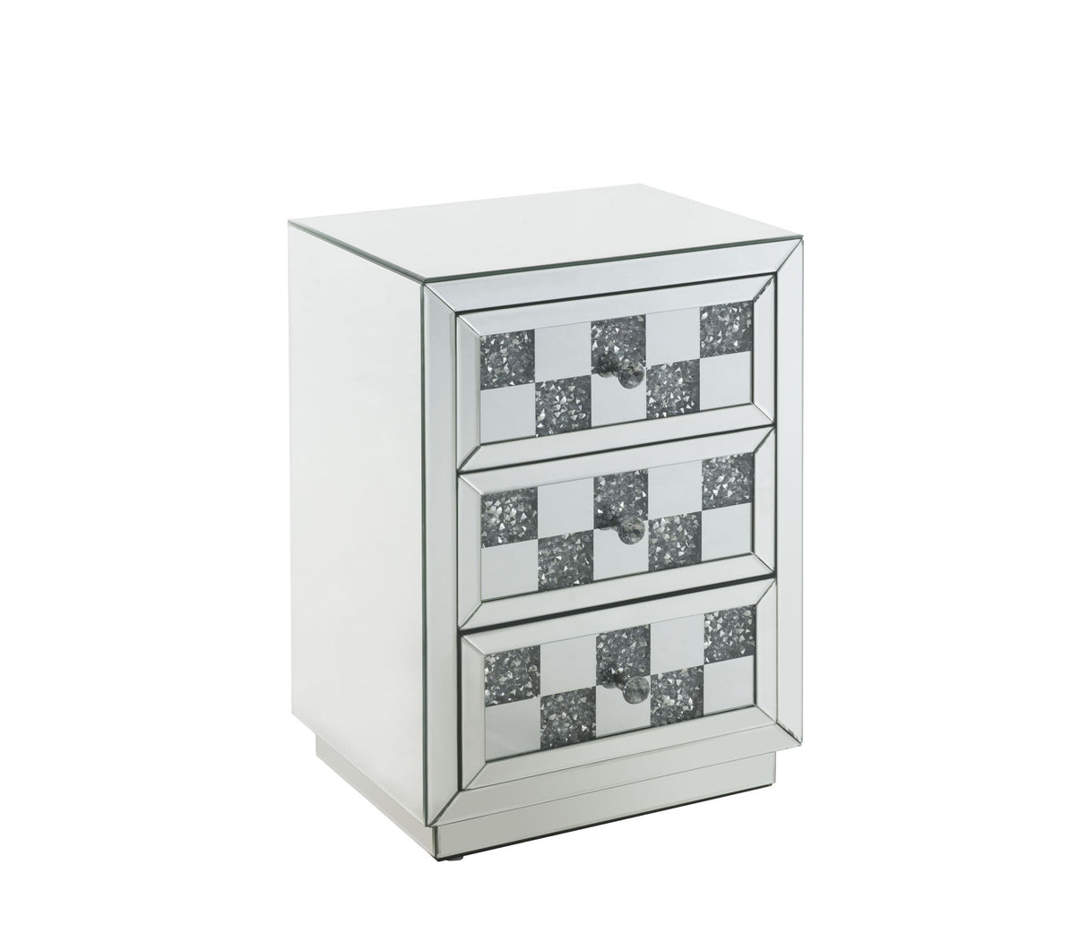 Noralie - Accent Table - Silver - Glass