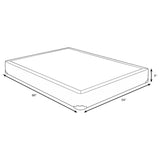 Standard Box Spring Foundation With Handcrafted Slat Support And Kara-Guard Padding
