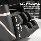 Massage Chair Recliner & Zero Gravity, Full Body Air Pressure - Black