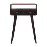 Solid Wood Curved Console Table