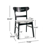5 Piece Dining Set, 1 Table And 4 Upholstered Chairs