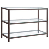 Weston - 2 Shelf Entryway Console Table - Black