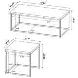 Rosey - 3 Piece Coffee Table Set - Mango Color
