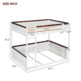 Bunk Bed With Built In Shelves, Storage Box, LED Light And USB Charging Station