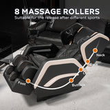 Zero Gravity Massage Chair Recliner & 10 Massage Heads And Full Body Air Pressure - Black