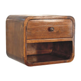 Curve Upper Slot Floating Nightstand