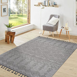 Guros - 8' X 10' Traditional Indoor / Outdoor Area Rug - White