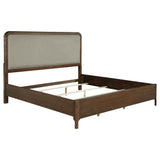 Eastern King Panel Bed - Walnut