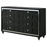 Mika - 8 Drawer LED Dresser