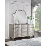 Colwood - 9 Drawer Dresser With Mirror - Silver