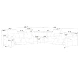 Modular Sectional & Recliner Seat And Adjustable Headrest