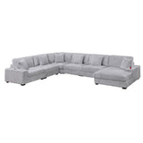 Modular Sectional Sofa Set With Cup Holders And USB Port