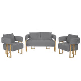 Decorative Upholstered Side Chair For Living Room