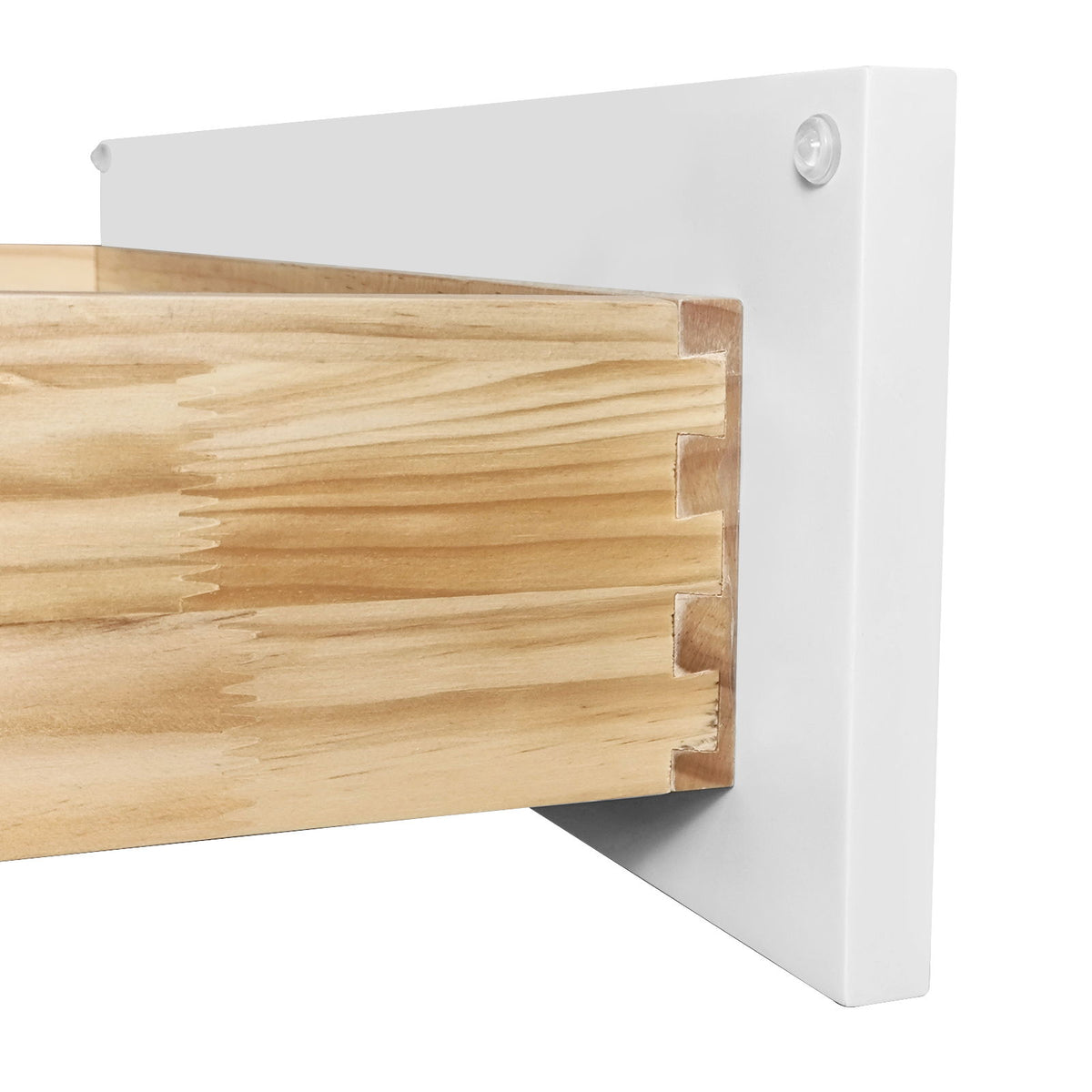 Shaker Base Cabinet With Soft Closing Drawer Double Door And Adjustable Shelf - White