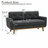 Modern 2 Seater Sofa