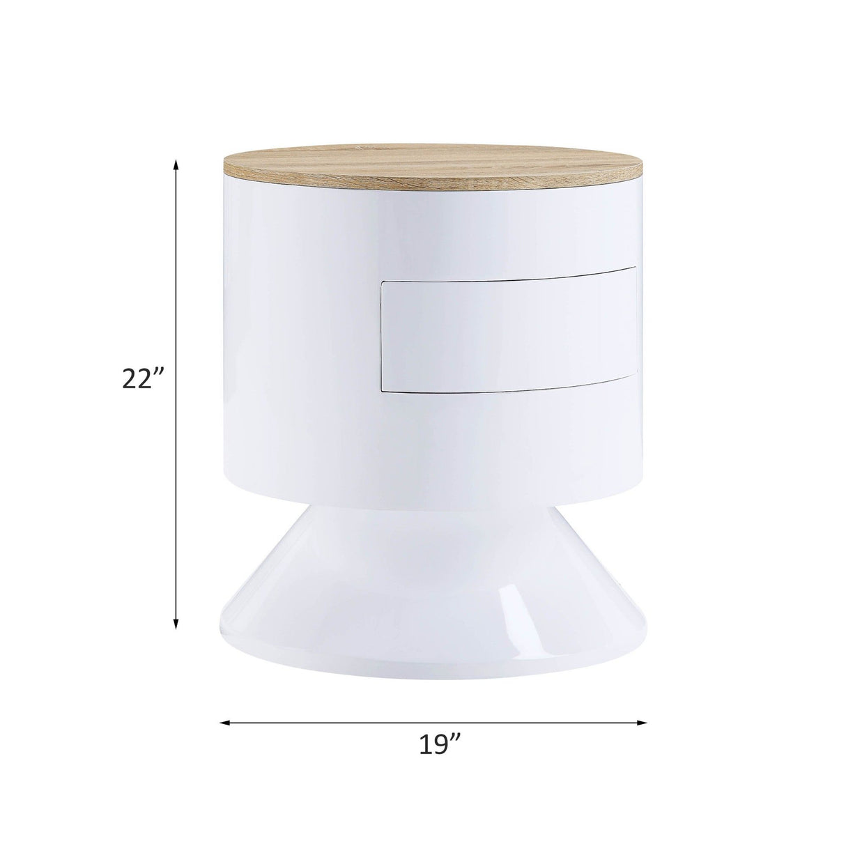 Otith - Accent Table - White