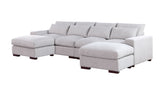 Tatman - Sectional With 2 Ottomans