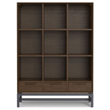 Banting - 9 Cube Bookcase With Drawers - Walnut Brown
