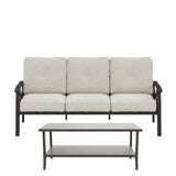 Patio Furniture Set With Coffee Table And Cushions For Backyard