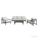 Aurelia - 4 Pieces Set - Carbon Gray / Cream Beige